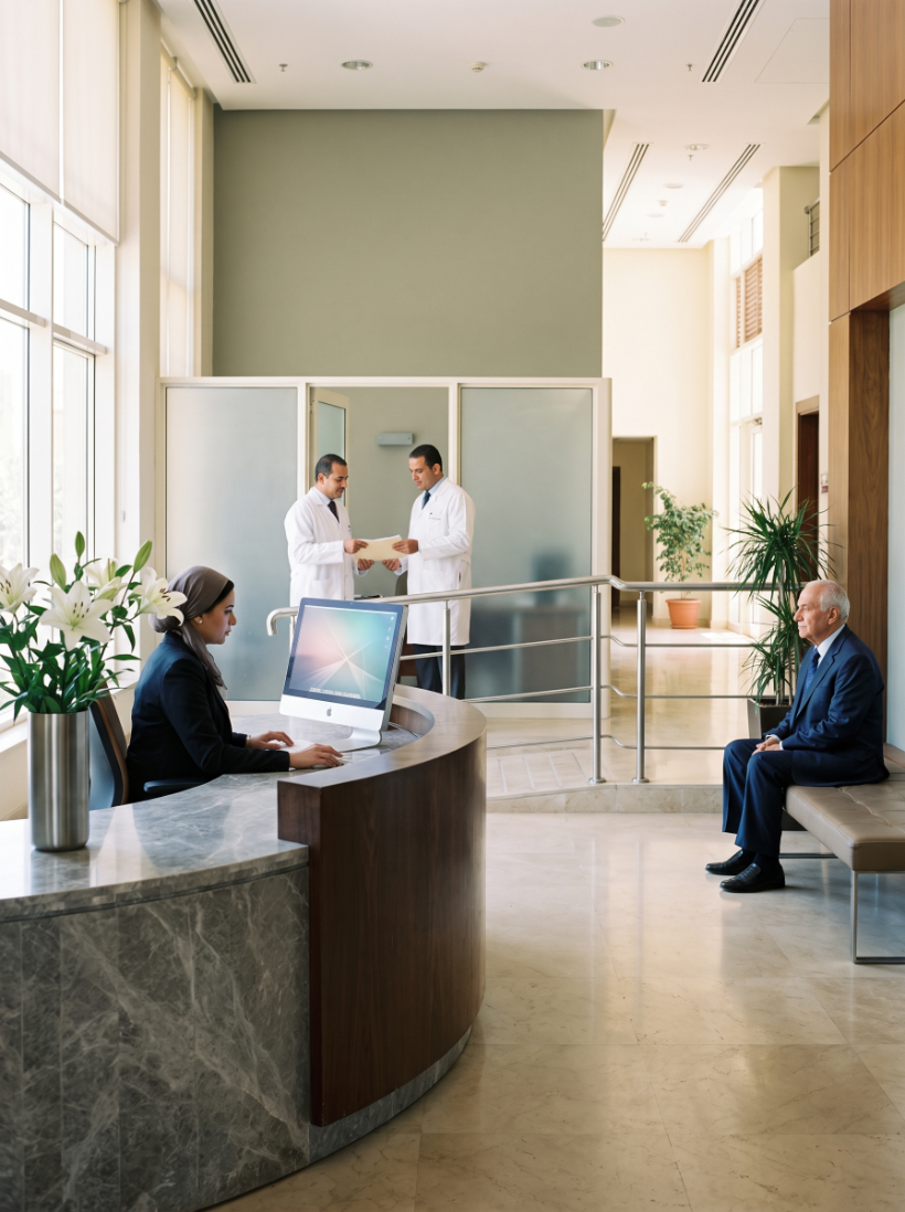 A New Cairo clinic running Dr.Vista software